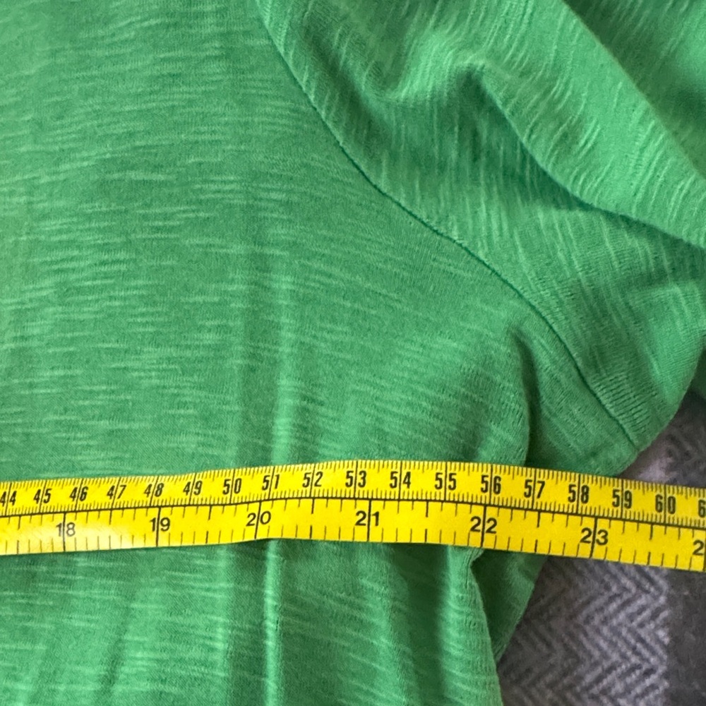 J. Jill Leaf Green Short Sleeve Tee - Picture 3 of 5